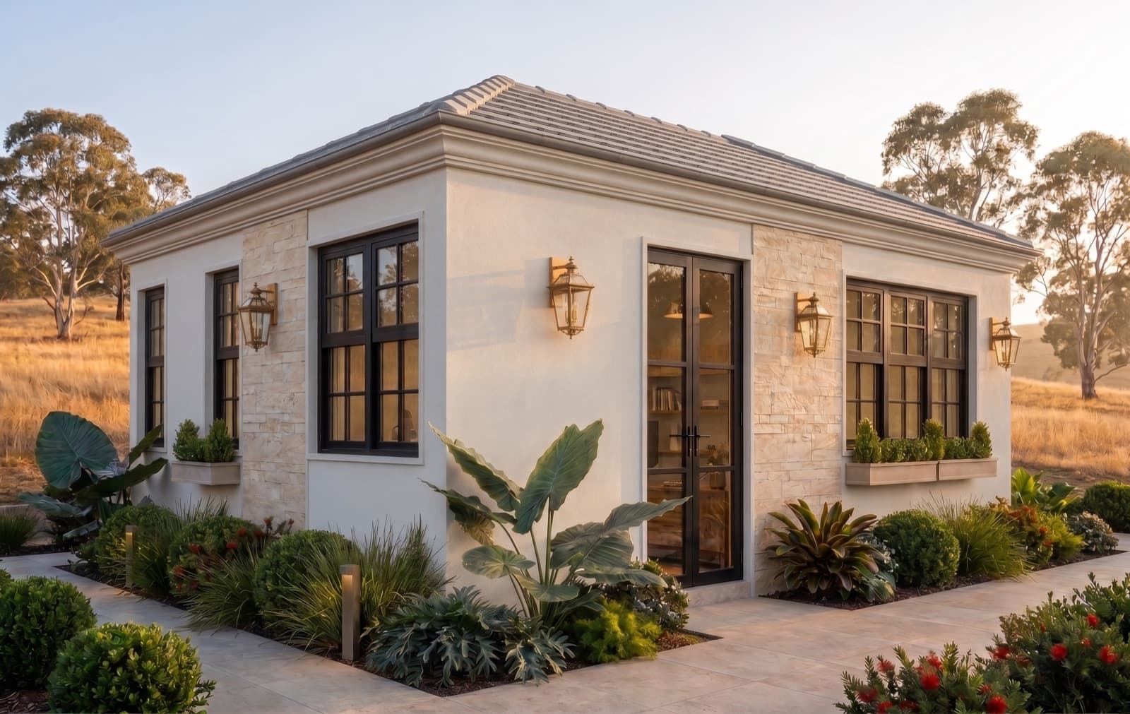 Artist's impression — Elementa Studio in Coastal White. Indicative only.