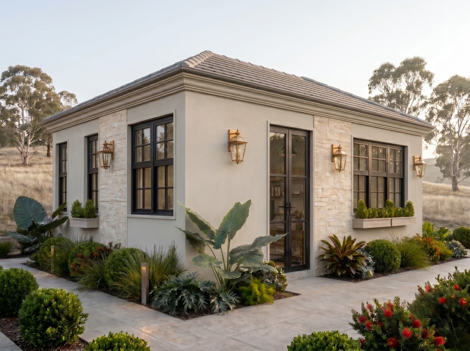 Artist's impression — Elementa Studio in Warm Greige. Indicative only.