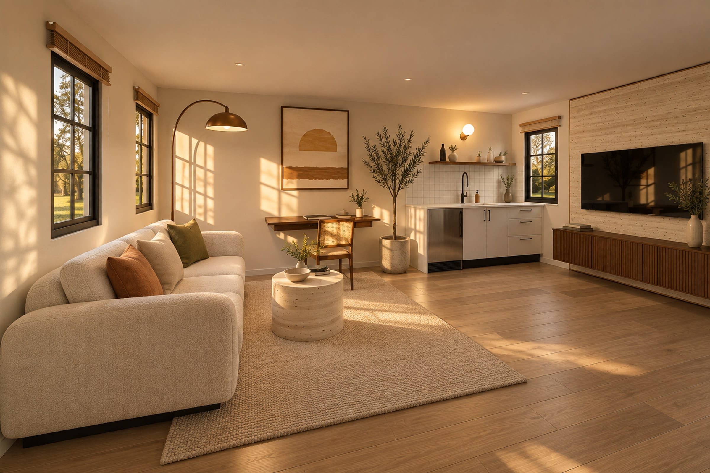 Elementa · Studio. Artist's impression — styling indicative.